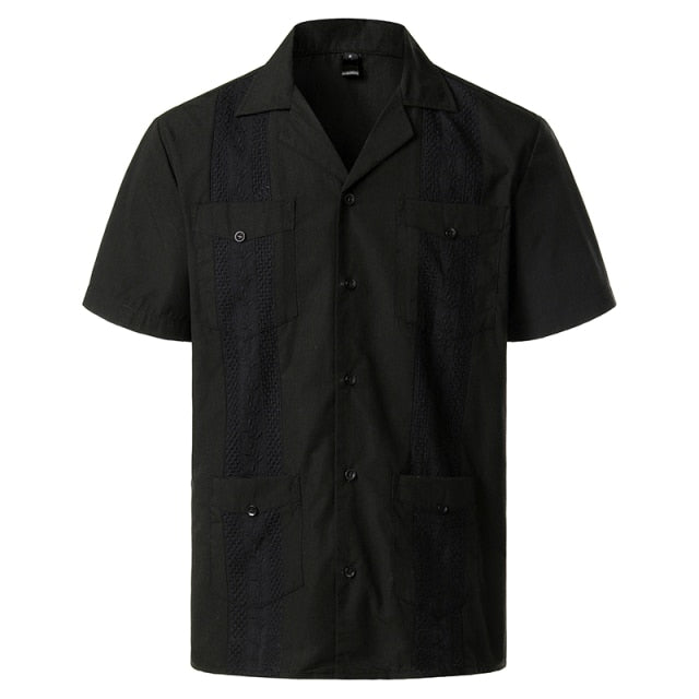 Elegant Embroidered Guayabera Shirts